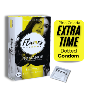 Flames Pina colada Flavored Condoms